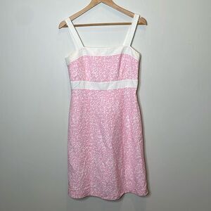 Alex Marie Linen Blend Sleeveless Dress Size 4